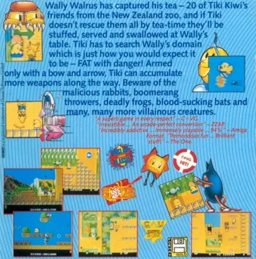 New Zealand Story, The box cover back